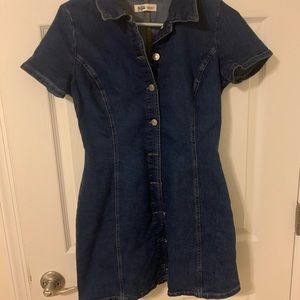 Zara denim mini dress